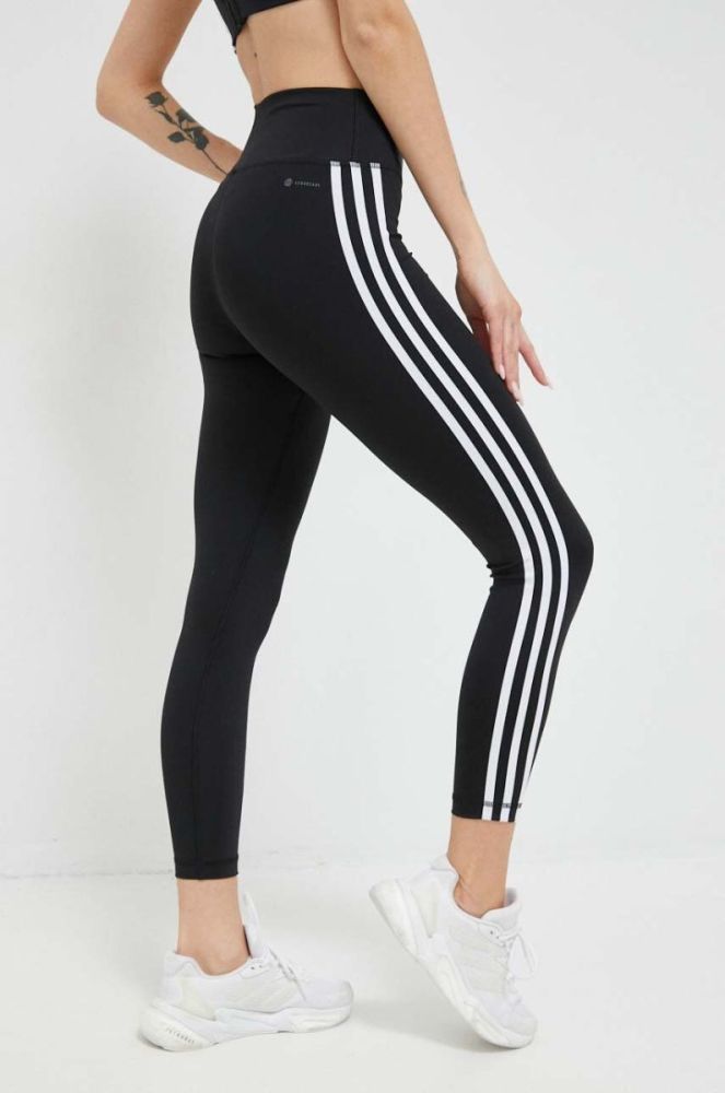 Легінси для тренувань adidas Performance Train Essentials колір чорний з принтом фото 3