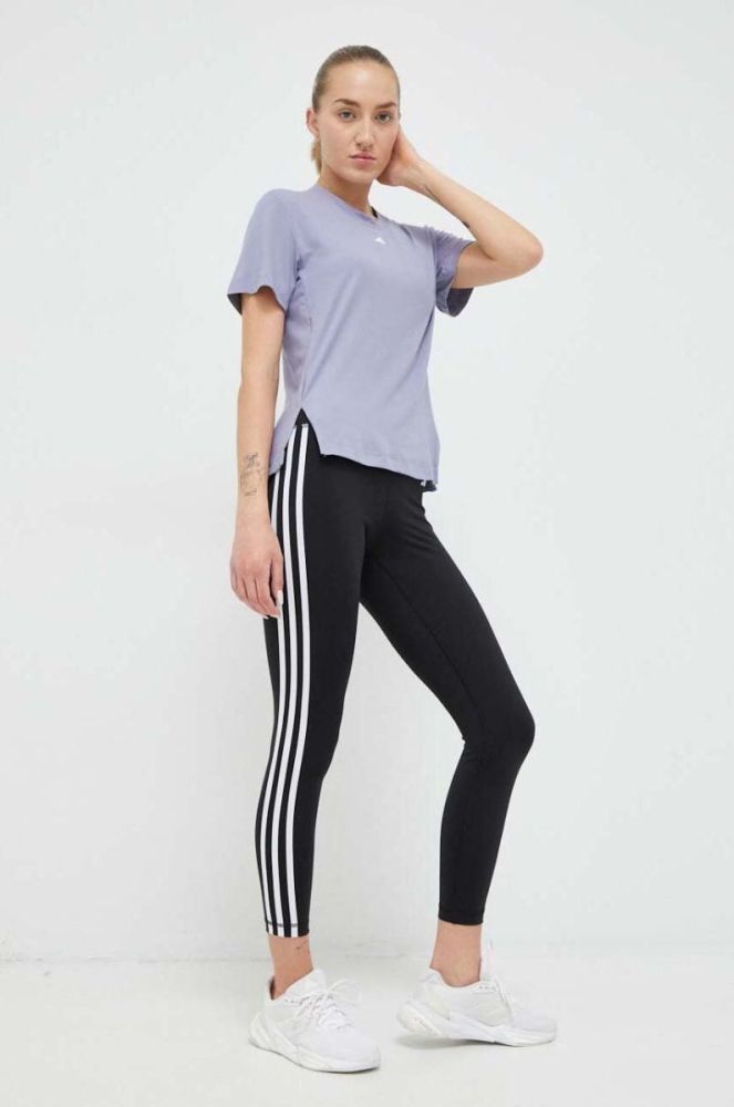 Легінси для тренувань adidas Performance Train Essentials колір чорний з принтом фото 4