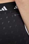 Легінси для тренувань adidas Performance Brand Love колір чорний візерунок
