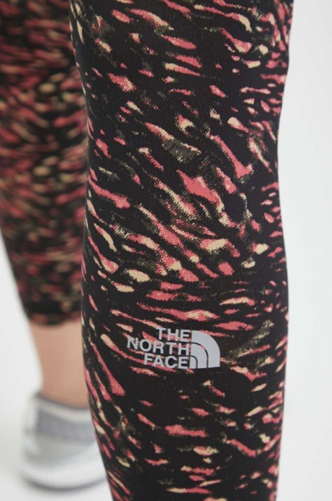 Легінси для тренувань The North Face Elevation колір чорний візерунок фото 4