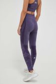 Спортивні легінси The North Face Mountain Athletics жіночі колір фіолетовий візерунок