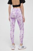 Легінси The North Face жіночі колір фіолетовий візерунок