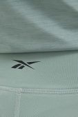 Легінси для тренувань Reebok Lux колір зелений однотонні