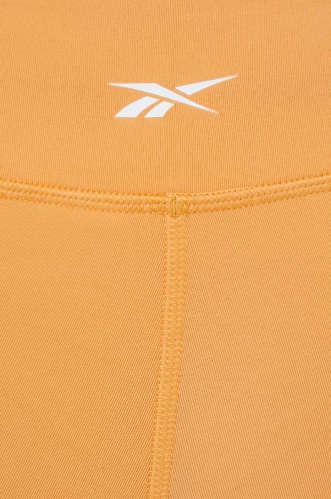 Легінси для тренувань Reebok Lux колір помаранчевий однотонні фото 4