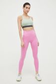 Легінси для тренувань Roxy Heart Into It x Mizuno колір рожевий однотонні