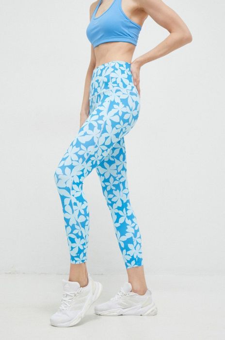 Легінси для тренувань Roxy See The Good x Mizuno візерунок колір блакитний