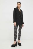 Легінси Pinko жіночі колір чорний візерунок (3074172)