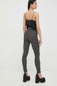 Легінси Pinko жіночі колір чорний візерунок (3074172)