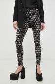 Легінси Pinko жіночі колір чорний візерунок (3074172)