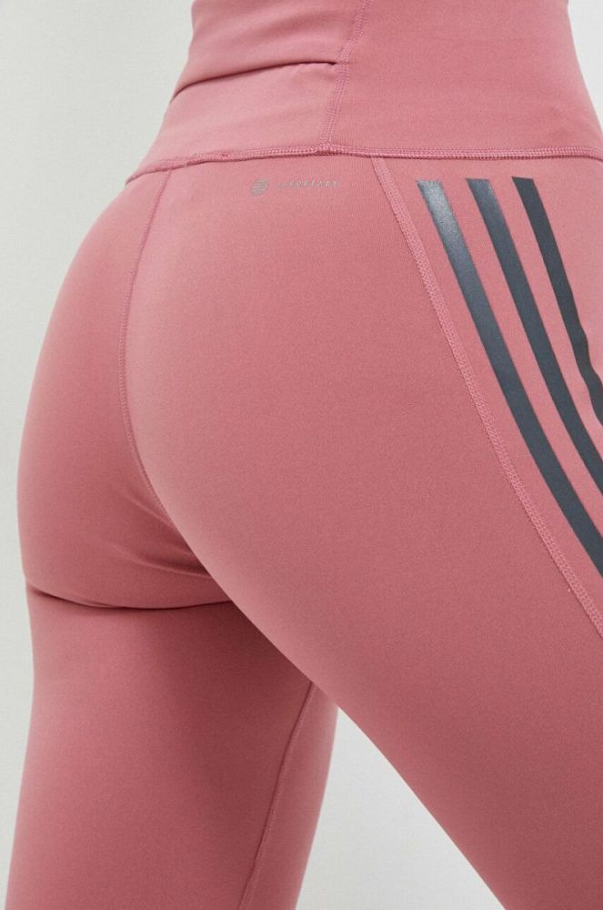 Легінси для бігу adidas Performance DailyRun колір рожевий з принтом фото 5