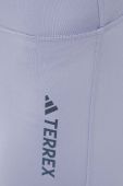 Спортивні легінси adidas TERREX Multi жіночі однотонні колір блакитний (3183770)