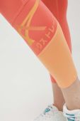Легінси для тренувань Asics Tiger колір помаранчевий з принтом