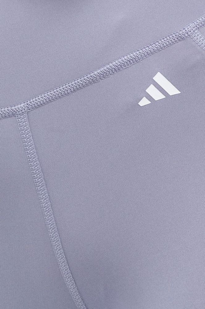 Легінси для тренувань adidas Performance Optime однотонні колір блакитний фото 4