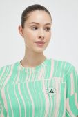 Бавовняна футболка adidas by Stella McCartney колір зелений