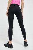 Легінси для бігу adidas Performance x Parley колір чорний однотонні