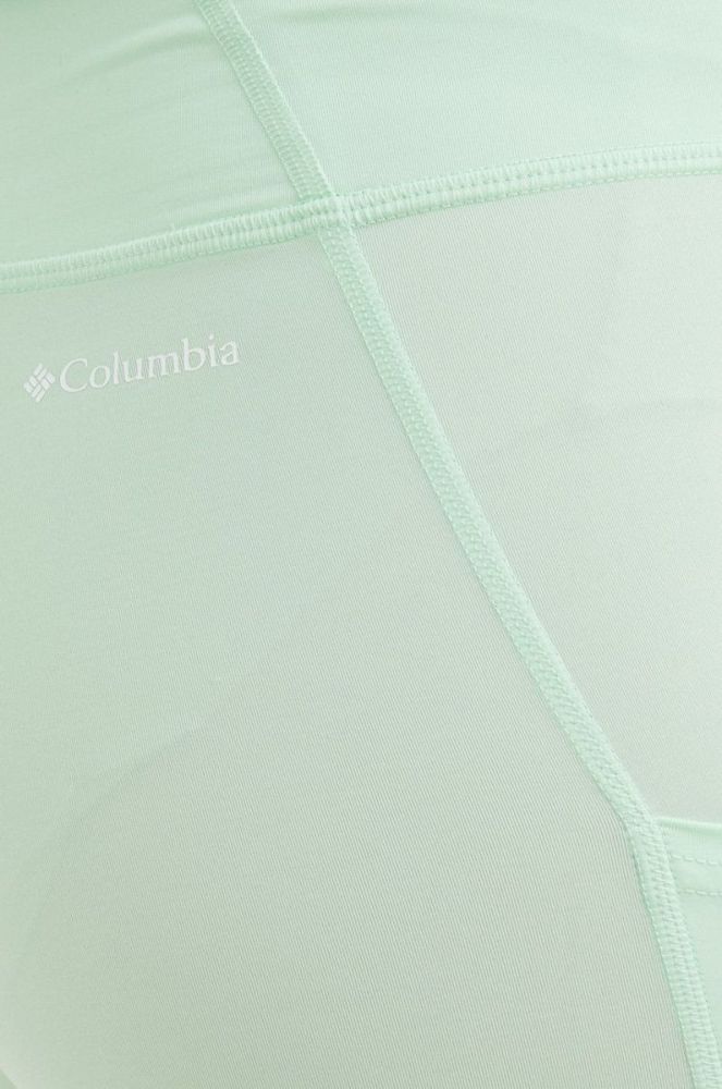Спортивні легінси Columbia Boundless Trek жіночі колір зелений візерунок фото 4