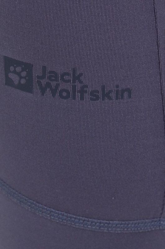 Спортивні легінси Jack Wolfskin Berntal Tights колір фіолетовий фото 4