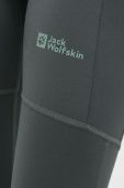 Спортивні легінси Jack Wolfskin Berntal Tights жіночі колір зелений однотонні