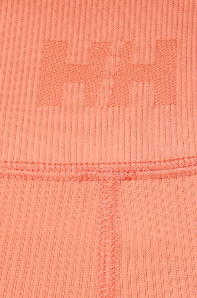 Легінси Helly Hansen жіночі колір помаранчевий однотонні фото 4