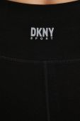 Легінси Dkny жіночі колір чорний з принтом (3212458)
