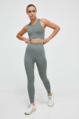 Легінси для йоги Casall колір зелений однотонні (3566634)