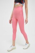 Легінси для тренувань Casall колір рожевий однотонні