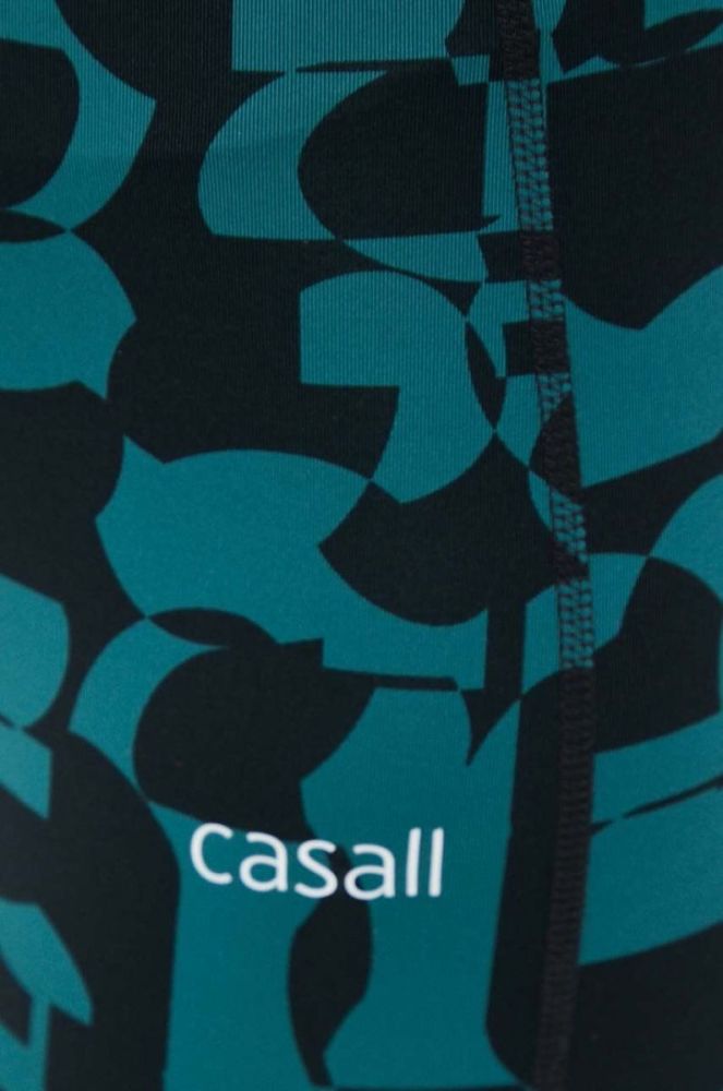 Легінси для тренувань Casall колір зелений візерунок (3188197) фото 4