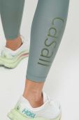 Легінси для йоги Casall колір зелений однотонні (3566652)