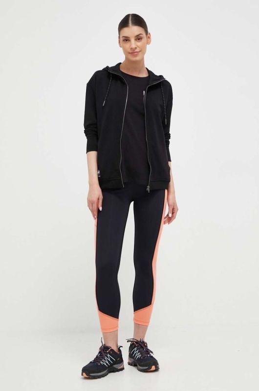 Спортивні легінси Mammut Massone жіночі колір чорний візерунок фото 2
