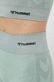 Легінси для тренувань Hummel Clea колір зелений візерунок (3231334)
