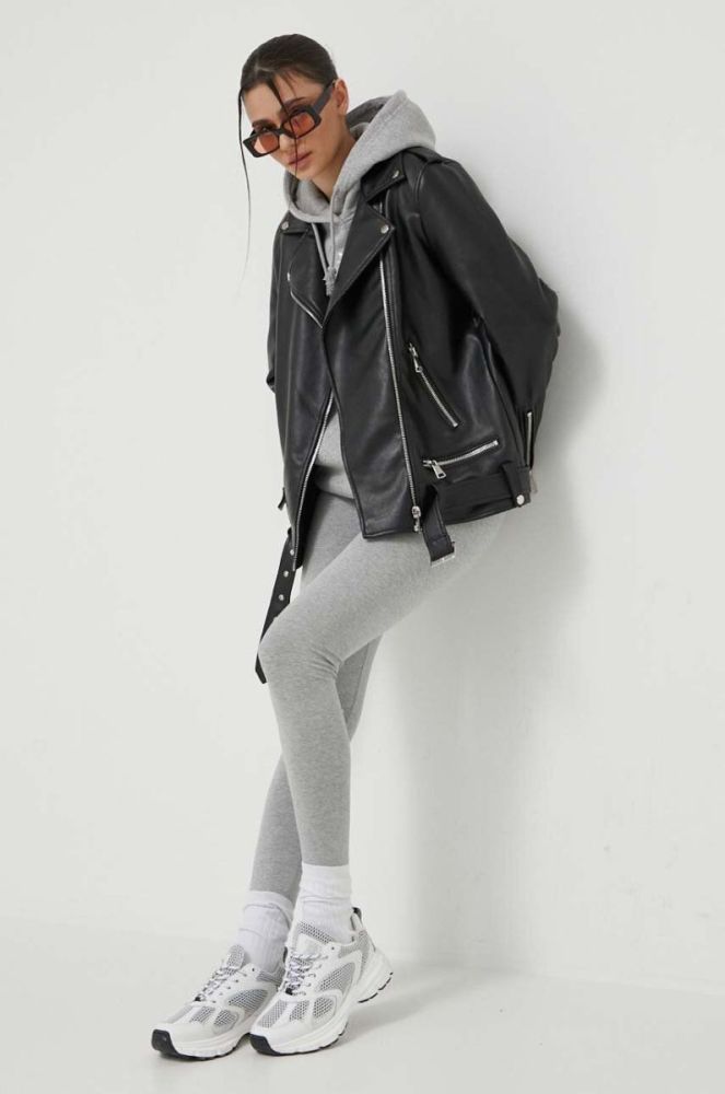 Легінси adidas Originals жіночі колір сірий меланж IA6447-grey фото 2