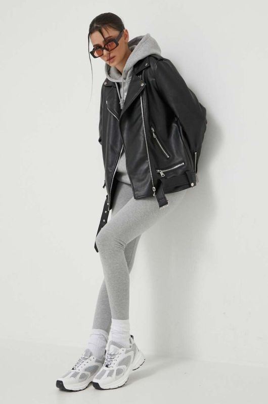 Легінси adidas Originals жіночі колір сірий меланж IA6447-grey фото 2