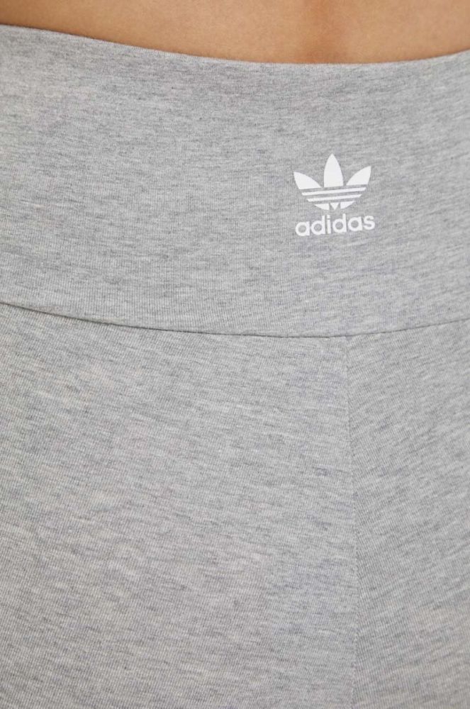 Легінси adidas Originals жіночі колір сірий меланж IA6447-grey фото 4