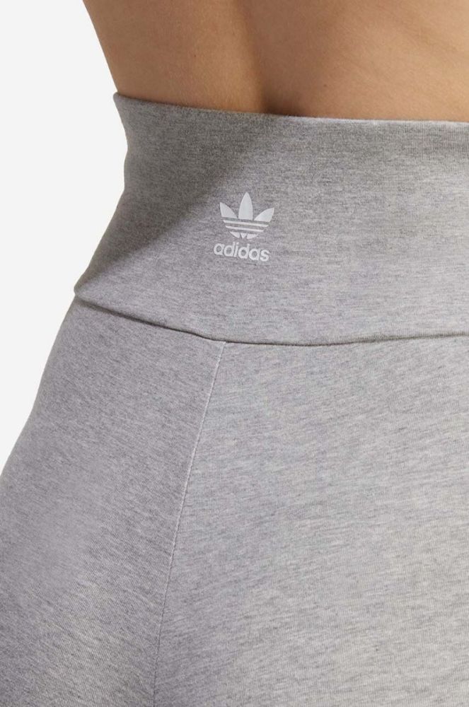 Легінси adidas Originals жіночі колір сірий меланж IA6447-grey фото 5