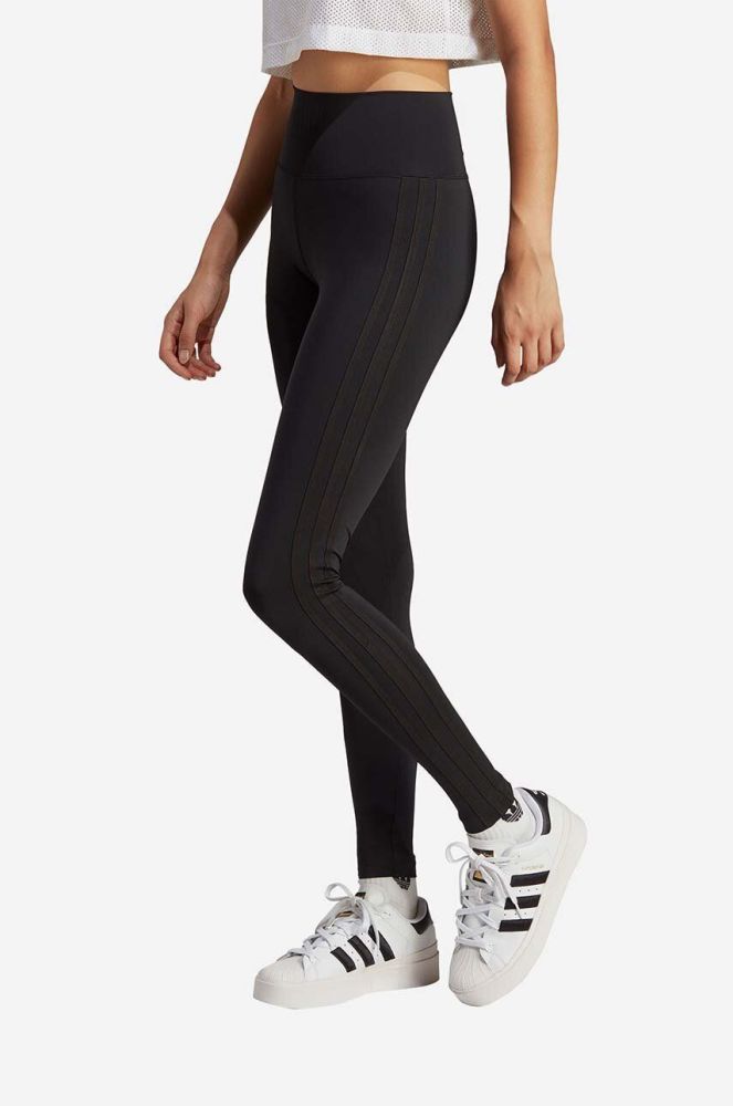 Легінси adidas Originals Tights IB7391 жіночі колір чорний однотонні IB7391-BLACK