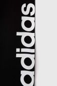 Дитячі легінси adidas G LIN колір чорний з принтом