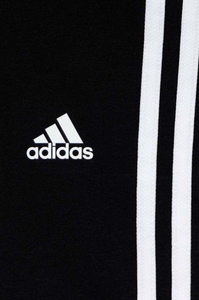 Дитячі легінси adidas G 3S колір чорний з аплікацією фото 3