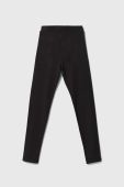 Дитячі легінси Fila колір чорний однотонні (3475298)
