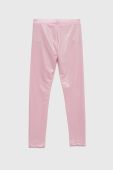 Дитячі легінси Guess колір рожевий