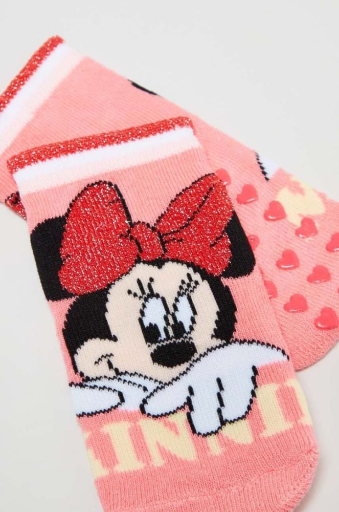 Шкарпетки для немовлят OVS x Disney колір рожевий фото 3