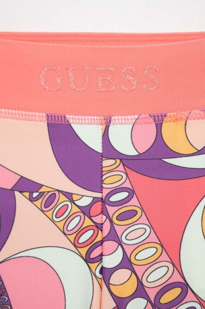 Дитячі легінси Guess колір помаранчевий візерунок (3013942) фото 3