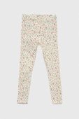Дитячі легінси United Colors of Benetton колір бежевий візерунок