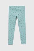 Дитячі легінси United Colors of Benetton колір бірюзовий візерунок