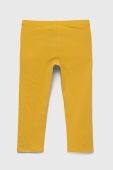 Легінси United Colors of Benetton колір жовтий однотонні (3233563)
