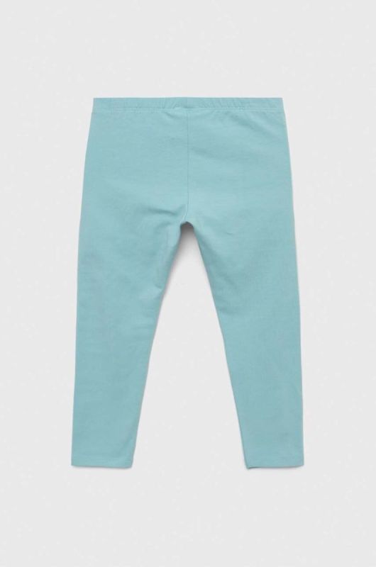 Дитячі легінси United Colors of Benetton однотонні колір блакитний (2984417) фото 2