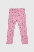 Дитячі легінси United Colors of Benetton колір рожевий візерунок (3003939)