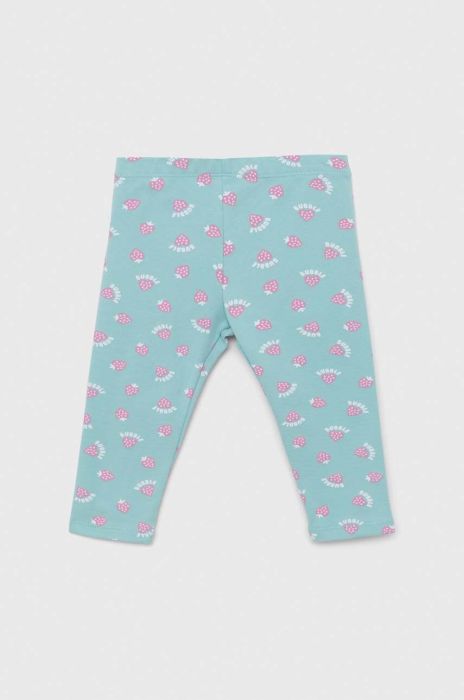 Дитячі легінси United Colors of Benetton колір зелений візерунок (3003952)