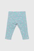 Дитячі легінси United Colors of Benetton колір зелений візерунок (3003952)