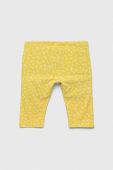 Дитячі легінси United Colors of Benetton колір жовтий візерунок