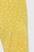 Дитячі легінси United Colors of Benetton колір жовтий візерунок